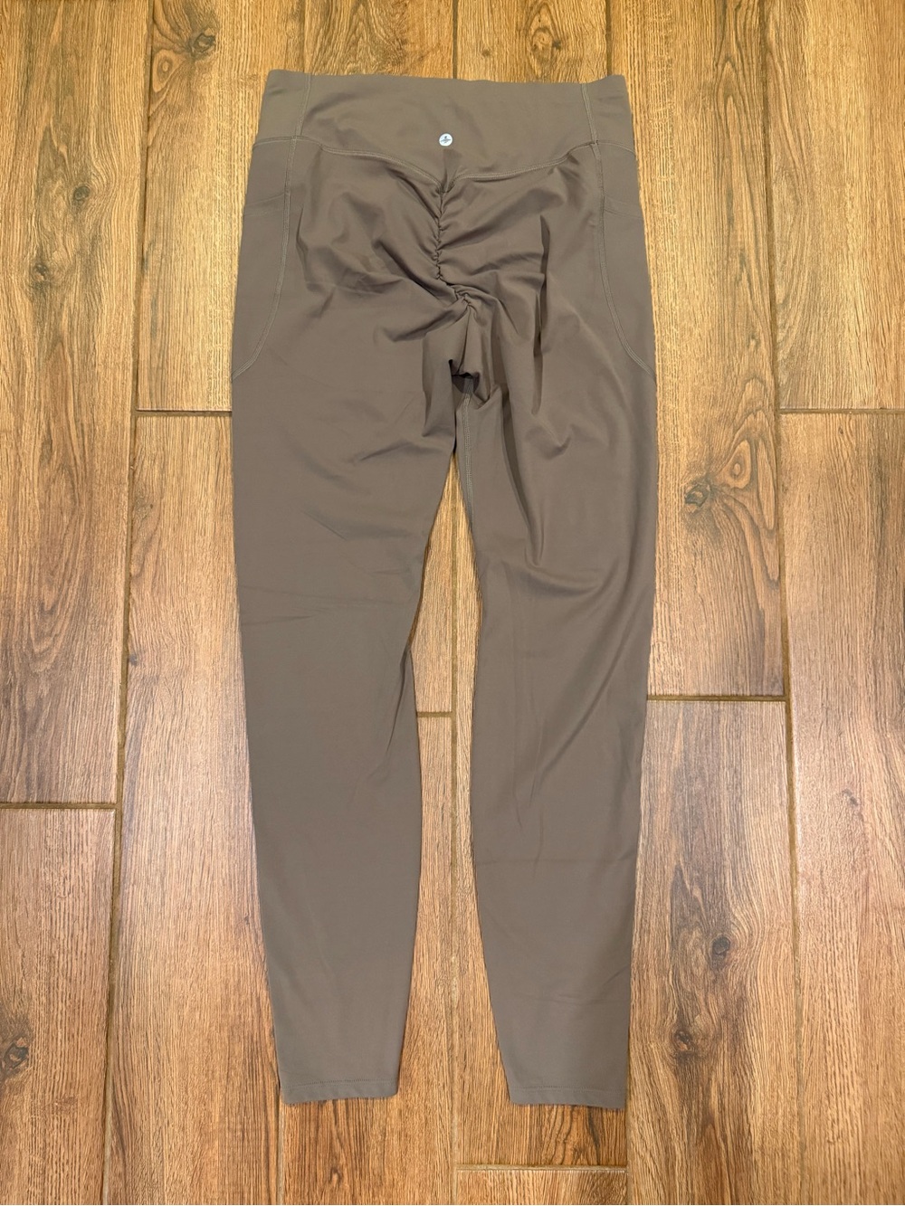 Halara Women's Brown High Rise Ankle Yoga Leggings Stretch Size L - Picture 3 of 3